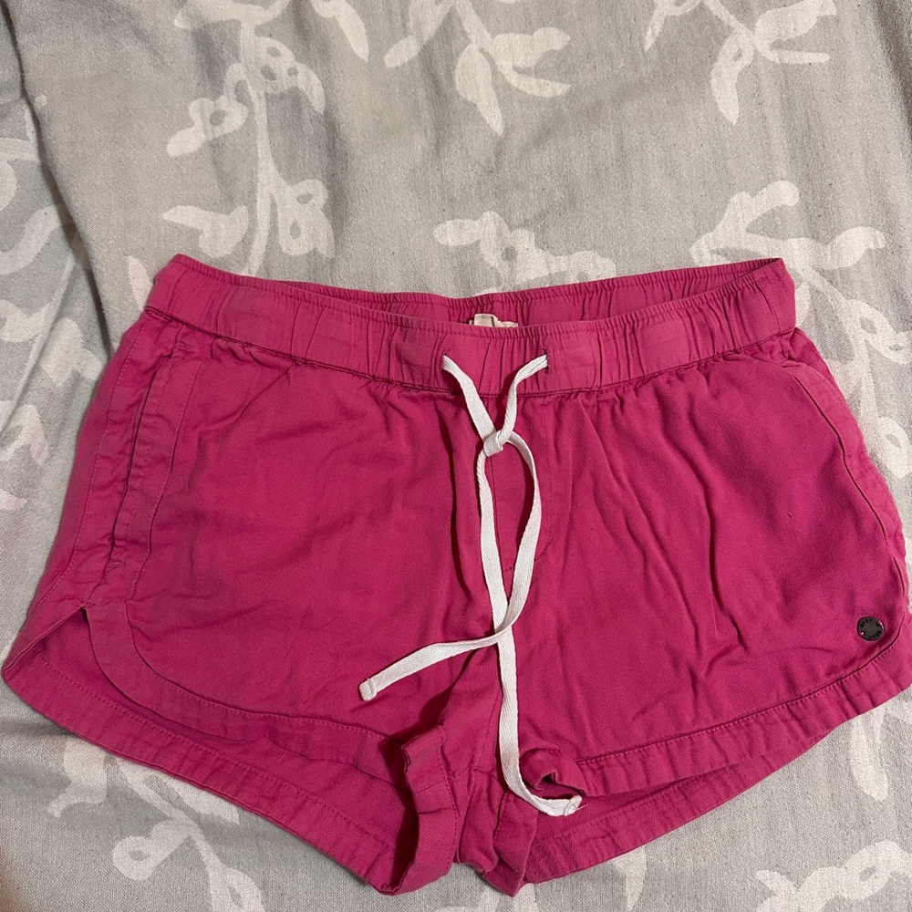 Roxy Pink Drawstring Lounge Shorts